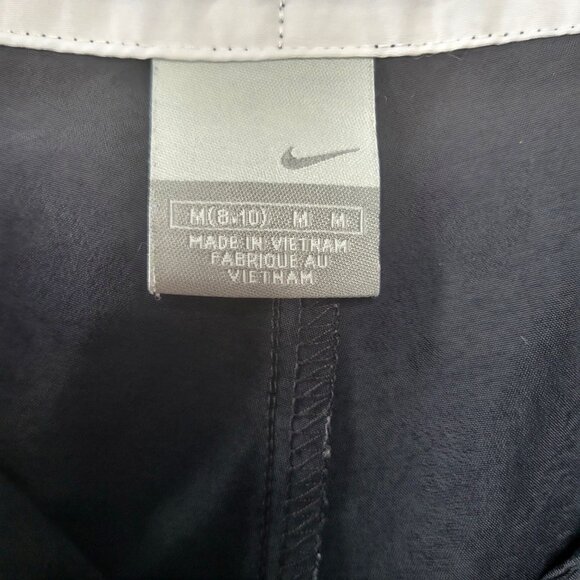 Vintage 90s/Y2K Nike Cropped Track Pants Tuxedo Pink Stripe Straight Leg - Picture 7 of 14